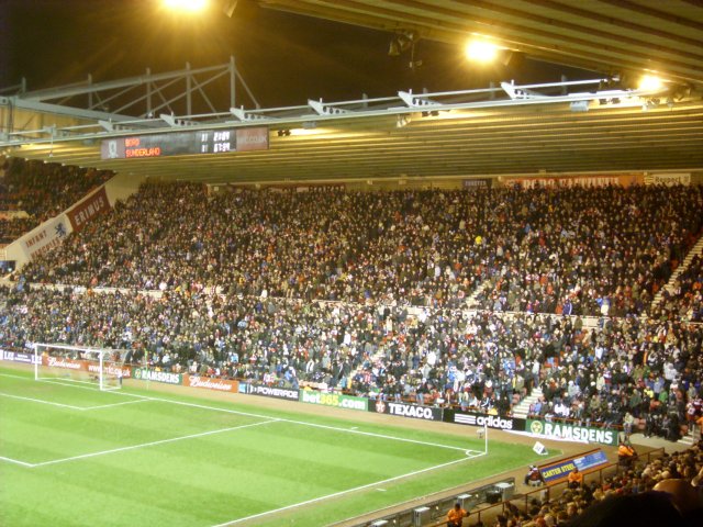The North Stand During the Match